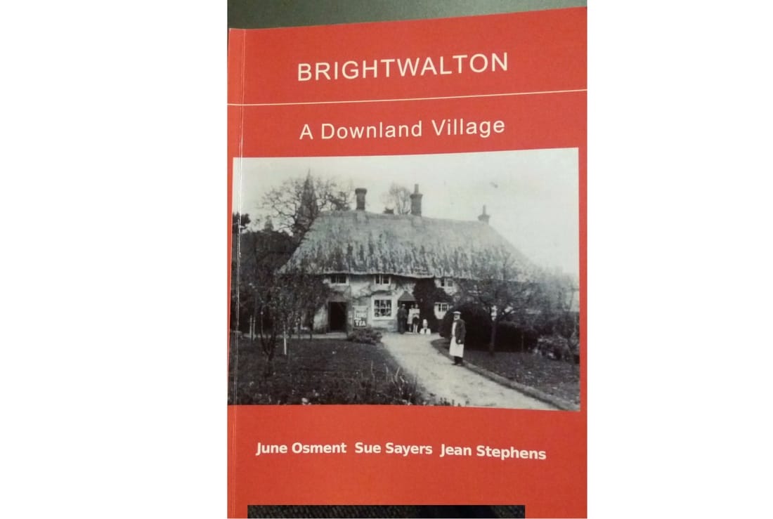 Picture of our the beautiful book written by Sue Sayers that details the history of Brightwalton. Written in 2002.
